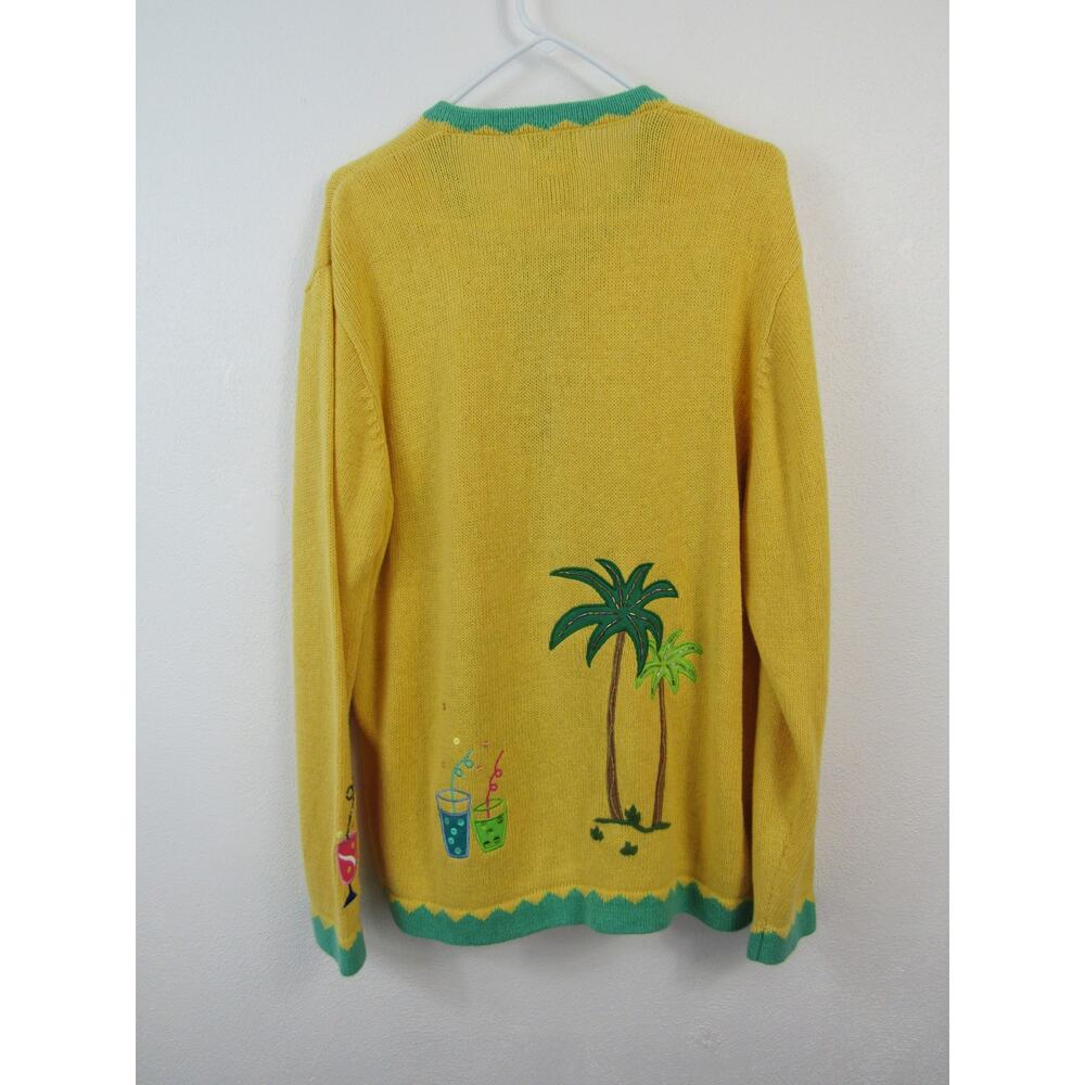 The Quacker Factory Large A Day At The Pool Cardi… - image 8